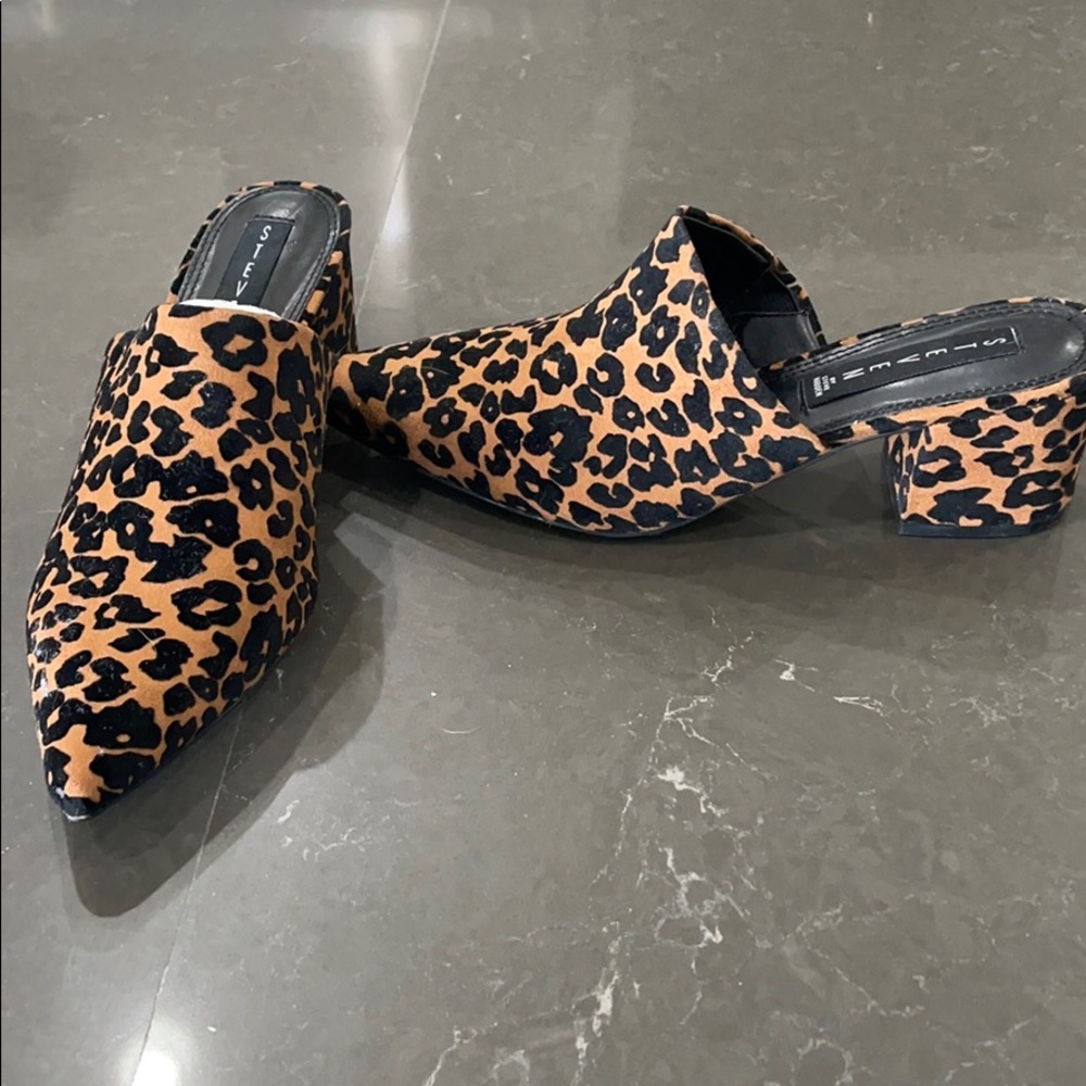 Steve Madden Leopard Mules